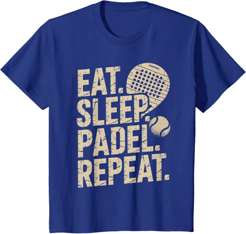 Vista 40 de Camiseta Eat Sleep Padel Repeat Padel Jugador de Tenis