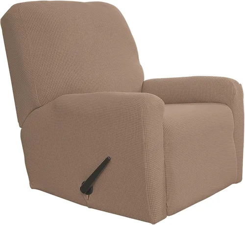 Vista 39 de Easy-Going Funda Elástica para Sofá Reclinable Cobertor de Sofá 4 Piezas Protector de Muebles Sofá Suave con Fondo Elástico Poliéster Spandex Tela