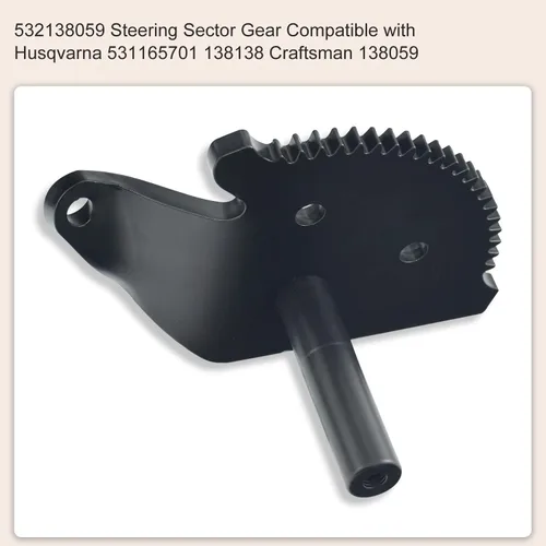 Vista 6 de 532138059 Engranaje del sector de dirección para Husqvarna Craftsman 531165701 138138
