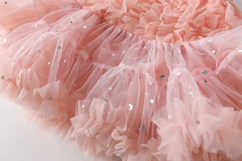 Vista 6 de Nomi&Me Traje de baño para niña pequeña, traje de baño de una pieza, vestido de tutú de sirena de princesa, falda de natación
