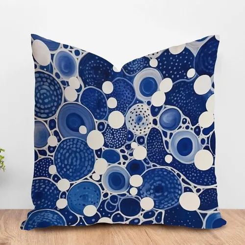 Vista 13 de ArogGeld Chinoiserie - Funda de almohada decorativa con diseño de pájaro y pájaro azul con flores y pájaros asiáticos, funda de cojín decorativa