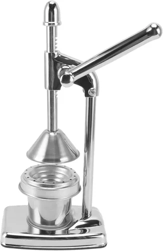 Vista 4 de Exprimidor manual de naranja, prensador de frutas de acero inoxidable con mango de goma ergonómico para jugo de naranja