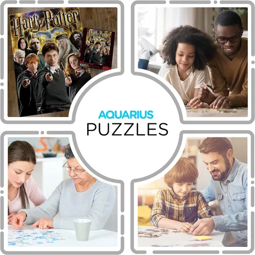 Vista 4 de AQUARIUS Collage de personajes de Harry Potter (rompecabezas de 1000 piezas) – Mercancía y coleccionables de Harry Potter con licencia oficial – Sin