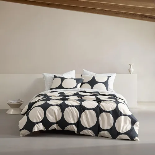 Vista 18 de Marimekko - Juego de funda de edredón tamaño Queen, ropa de cama de algodón con fundas a juego y cierre de botón, decoración del hogar para todas