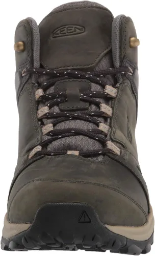 Vista 2 de KEEN Terradora 2 - Botas de senderismo impermeables de piel de altura media para mujer, BrindleRedwood