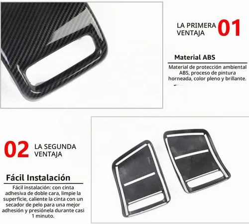 Vista 4 de luz trasera lámpara cubierta TRIM marco para Dodge Ram 1500 2019+