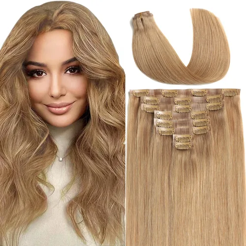 Vista 36 de Lacer Extensiones de cabello humano Remy sin costuras, color negro #1, ultra fino, doble trama de poliuretano, invisible, 7 unidades, 4.33 oz