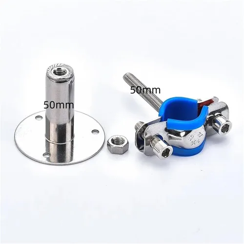 Vista 2 de 30-50mm Adjustable Pipe Hanger - 304 Stainless Steel Bracket for 19-108mm OD Tubes blessing(Fit 51-57mm OD Tube)
