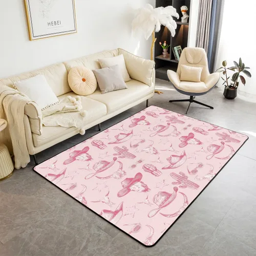 Vista 18 de jejeloiu Cute Mushroom Decor Rugs for Living Room Bedroom for Kids Boys Girls Area Rug 3x5 Botanical Plants Decorative Carpet Cartoon Mushrooms