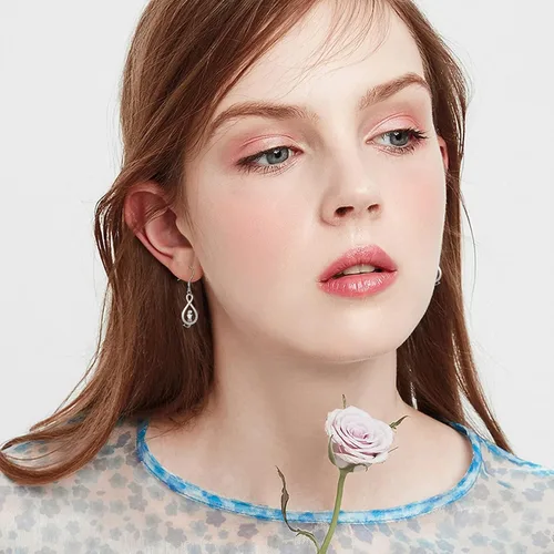 Vista 6 de TIGER RIDER Aretes colgantes de sirenadinosauriopagano para mujer, aretes de plata de ley 925, regalo de joyería para mujeres y niñas, regalos
