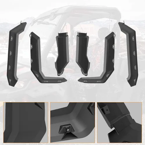 Vista 4 de Kiwi Master Guardabarros extendidos para Can Am Defender 2016-2026