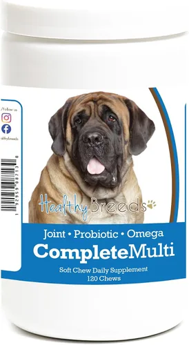 Vista 4 de Healthy Breeds Affenpinscher todo en uno multivitamínico suave masticable 120