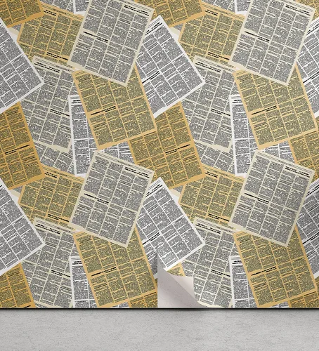 Vista 21 de Lunarable Papel tapiz victoriano de despegar y pegar para el hogar, motivos florales griegos romanos europeos, estilo Art Nouveau inspirados