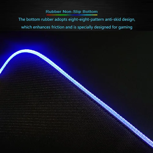 Vista 7 de cici store RGB Mouse Pad Desk Mat XXL Computer Mousepad 12 LED Backlights Cover Table Mause Gaming Mouse Pad