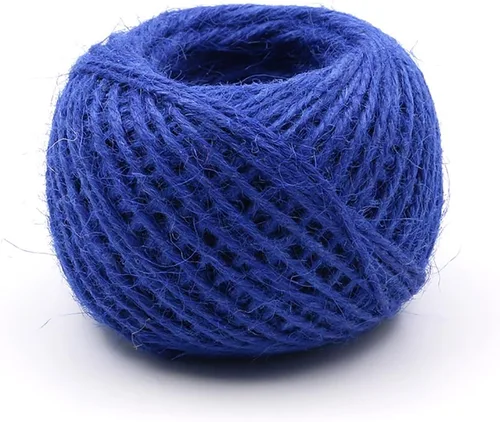 Vista 26 de Cuerda de yute verde de 54 yardas/rollo de 0.079 pulgadas, cuerda de cáñamo, cuerda gruesa fuerte, envoltura de cuerda gruesa, boda, manualidades