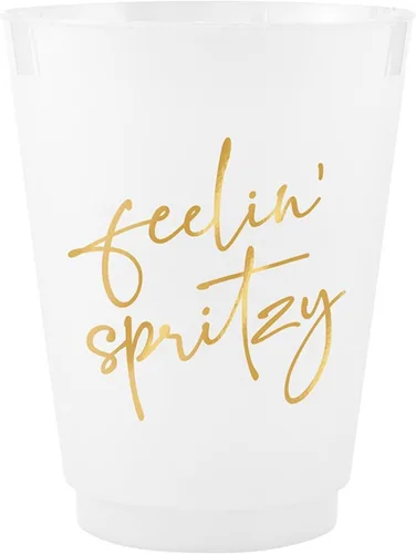 Vista 12 de Santa Barbara Design Studio Party Shot Glass - 10 vasos reutilizables de plástico sin BPA, 2 onzas, tequila de sal y lima