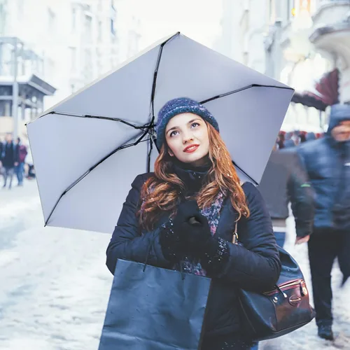 Vista 8 de LEAGERA Mini Umbrella For Purse - UPF 50+ UV Blocker Umbrella, Small Lightweight Travel Umbrella Compact Sun Umbrella, Women Kids Parasol Umbrellas