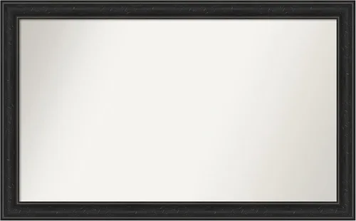 Vista 367 de Amanti Art Espejo personalizado, gran espejo de baño estrecho, espejo de pared o espejo de tocador de baño sobre el fregadero (24 x 24 pulgadas)