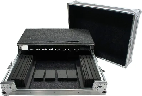 Vista 9 de Harmony Audio HCMINILT Flight Glide - Funda para portátil con soporte para DJ de carretera compatible con Pioneer DDJ-SB3