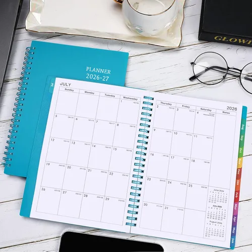 Vista 6 de Planner 2026-2027 - Weekly & Monthly Planner, Academic Planner 2026-2027 J-Green