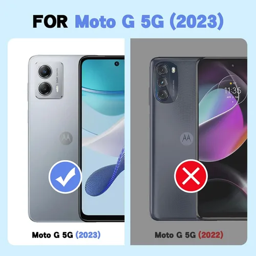 Vista 2 de nancheng Bonita funda para teléfono con purpurina para Motorola Moto G 5G 2023, funda de lujo brillante de TPU suave, antiarañazos, anticaídas