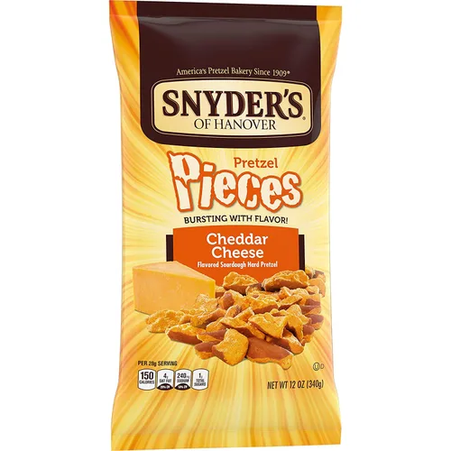 Vista 6 de Snyder's of Hanover Piezas de pretzel de queso cheddar, 11.25 onzas (2 bolsas)