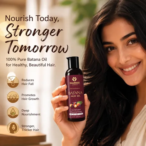 Vista 2 de Aceite puro de batana para el crecimiento del cabello por el Dr. Sebi procedente de Honduras Promueve un cabello más grueso, brillante, más fuerte