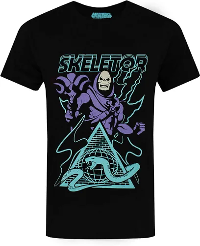 Vista 2 de Masters of the Universe Skeletor - Camiseta para hombre con personajes de supervillanos, Negro