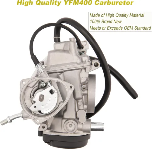 Vista 4 de Carburador YFM400 para Yamaha Big Bear 400 Carb, compatible con Yamaha Big Bear 400 2000-2006, Kodiak 400 2000-2006, 2007-2014 Grizzly 450 carburador