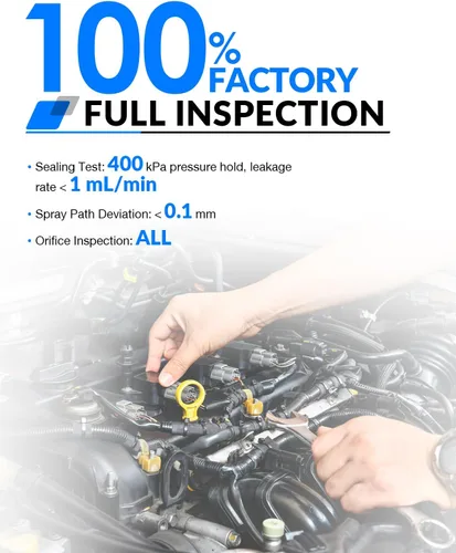 Vista 8 de Injectores de combustible mejorados 0280150943 Compatible con:-Ford F150 4.6L 1997-2003 5.4L 1997-2002 Para:-Mustang 1996-2004 F250 F350 E150 E250