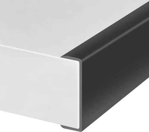 Vista 39 de Borde de goma protector, canal en U autoadhesivo de 1-1/2 pulgadas para maderas, bandas flexibles en forma de U para despegar y pegar, protector