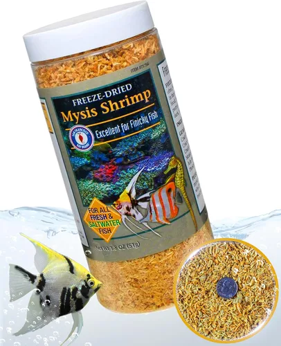 Vista 11 de San Francisco Bay Brand Camarones Mysis liofilizados – Alimento para peces de primera calidad, alimento tropical para peces de camarones, ideal