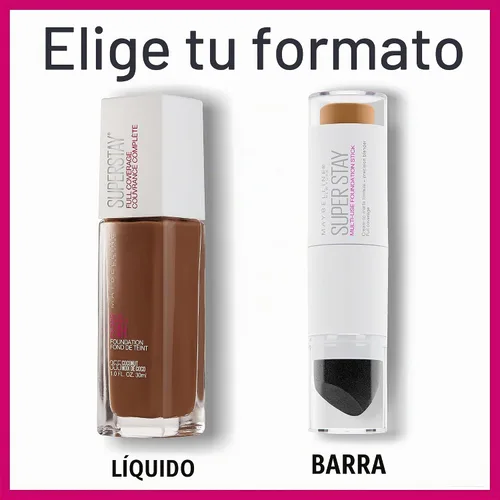 Vista 7 de Maybelline New York Super Stay - Base en barra para piel normal a grasa, beige pulido, 0.25 onzas Buff Beige