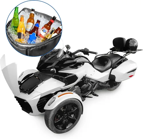 Vista 7 de Bolsa de maletero delantera para Spyder RT, organizador de frunk, bolsas de equipaje, bolsa de almacenamiento de carga extraíble, accesorios