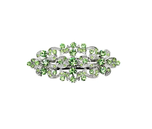 Vista 21 de Faship Precioso pasador floral de cristal AB Rhinestone