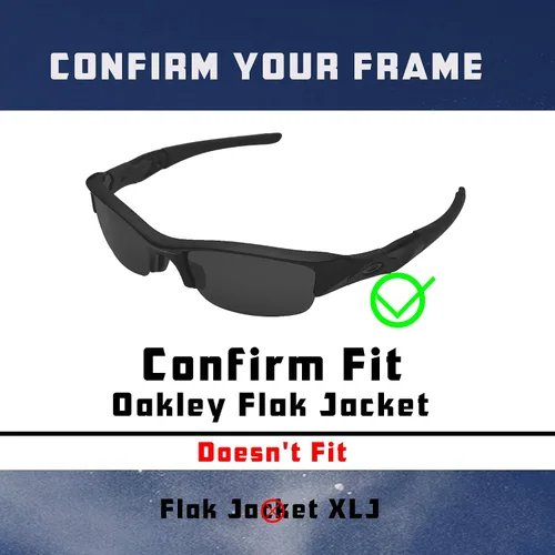 Vista 7 de Lentes de chaqueta Flak y kits de goma de repuesto para gafas de sol Oakley polarizadas