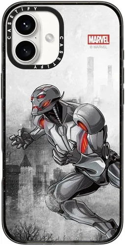Vista 114 de CASETiFY Funda para iPhone Air, compatible con MagSafe Marvel VS CoLab Protección contra caídas de grado militar 4x de 8.2 pies Funda Capitán