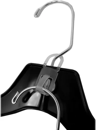 Vista 9 de Conectores de plástico para colgar ropa, combinadores/carpinteros para colgar ropa, paquete de 100