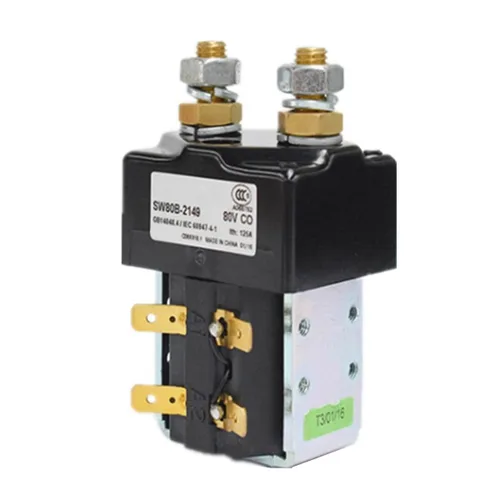 Vista 6 de SW80B-156 Contactor, 48V 125A Contactor para Curtis ZAPI B4SW11 B4SW12 Controlador, Carretilla elevadora eléctrica/Solenoide de carrito de golf