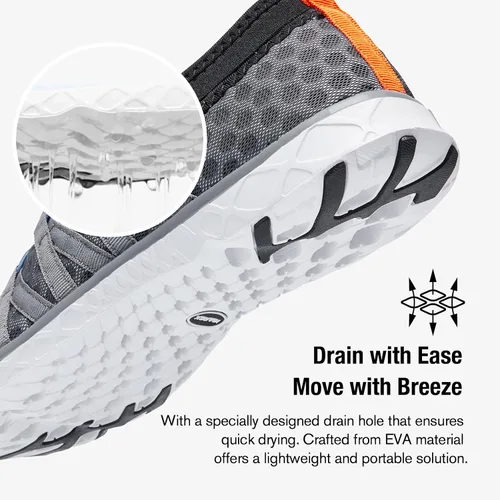 Vista 3 de ALEADER - Zapatillas acuáticas de secado rápido para hombre