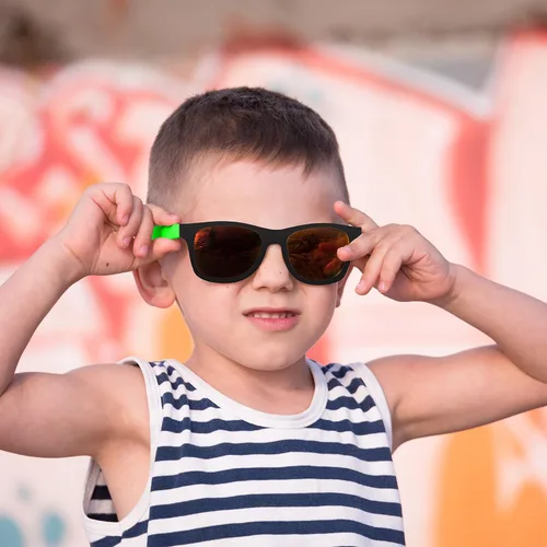 Vista 6 de Paquete de 48 gafas de sol de neón estilo 80 para fiesta, regalo divertido, recuerdos de fiesta, juguetes de fiesta, regalos de bolsa de golosinas