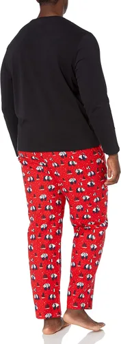 Vista 2 de Tienda Essentials Conjunto de pijama de franela para hombre