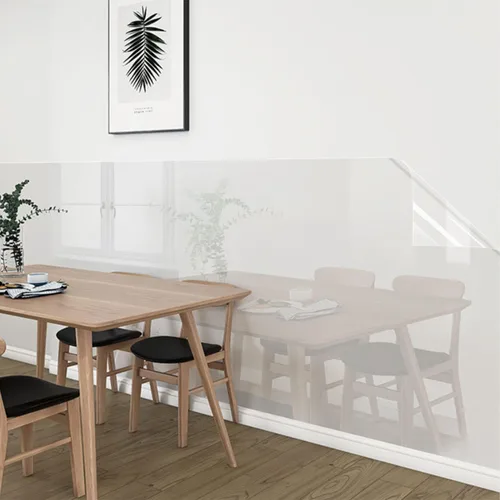 Vista 6 de Papel tapiz transparente para despegar y pegar, protector autoadhesivo de azulejos de pared para cocina, papel contact a prueba de aceite e