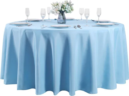 Vista 65 de Mantel rectangular de tela de poliéster lavable de 60 x 120 pulgadas, para decoración de bodas, fiestas, comedores, banquetes