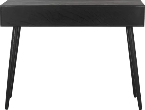 Vista 7 de Safavieh Home Albus Mid-Century - Mesa consola moderna de 3 cajones color negro