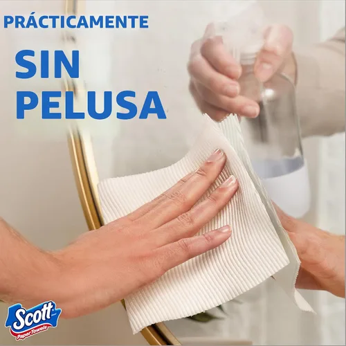 Vista 6 de Scott Toallas de papel, elige una hoja, 6 rollos dobles = 12 rollos regulares (108 hojas por rollo)