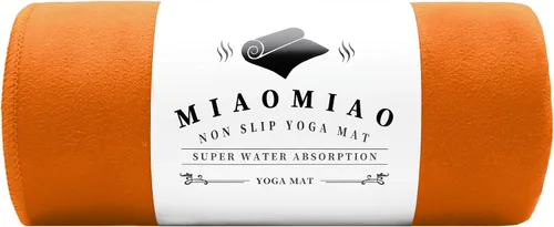 Vista 10 de MIAOMIAO Juego de toallas antideslizantes para yoga caliente, microfibra súper absorbente, 24.5 x 72 pulgadas, diseño antideslizante, sin lesiones