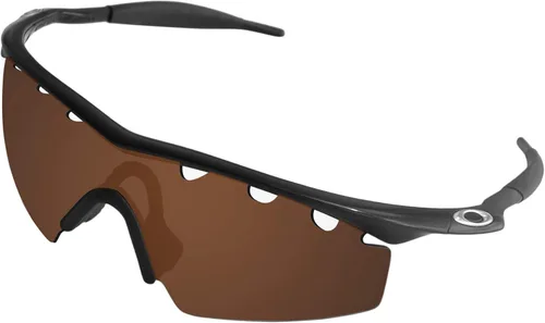 Vista 2 de BroLizard - Lente polarizada de repuesto para gafas de sol Oakley M Frame Strike ventiladas, marrón