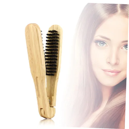 Vista 8 de 2 peines alisadores de cabello para mujer, pinza para el cabello, cepillo para enderezar el cabello, cepillo para enderezar el cabello, peine