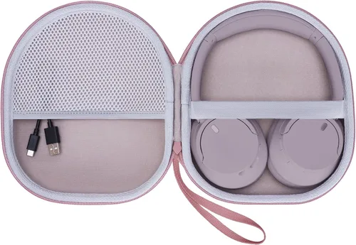 Vista 12 de XANAD Funda compatible con auriculares Sony WH-CH720N WH-CH520 con cancelación de ruido, color negro